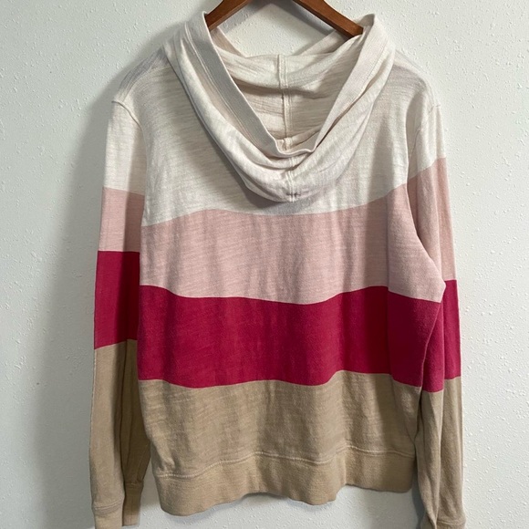 Faherty Sunset Stripe Organic Cotton
Hoodie In Azores - Picture 7 of 7
